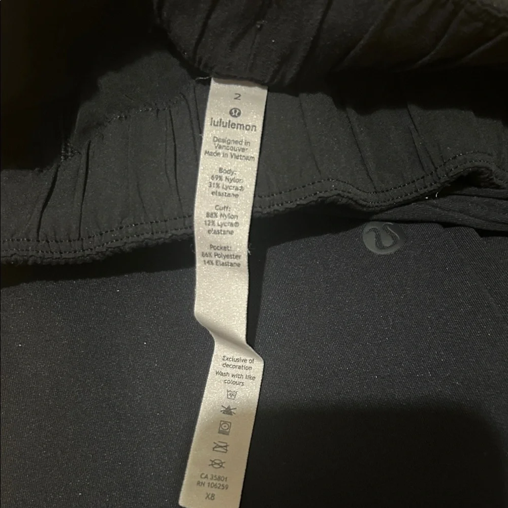 Lululemon Black Activewear Pants - Picture 2 of 4